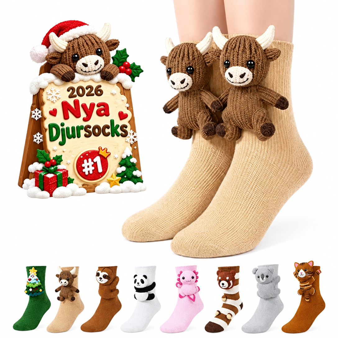 Djursocks™ – Mysiga Djurstrumpor